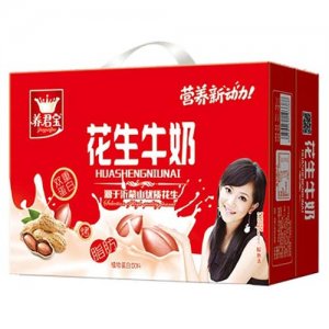 養君寶花生牛奶植物蛋白飲料箱