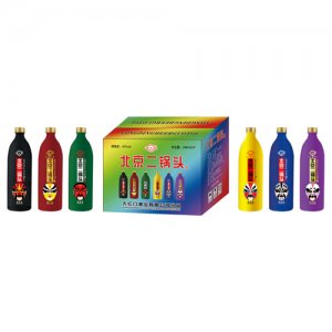 大紅門永定河二鍋頭酒臉譜42°248ml×24清香型白酒