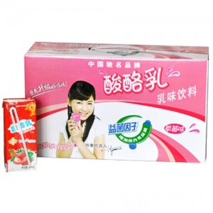 德洋酸酸乳草莓味乳味飲料