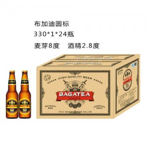 布加迪夜場啤酒圓標330ml1×24