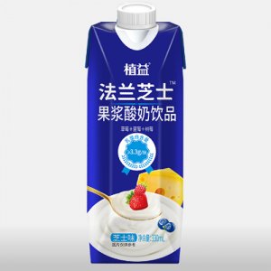 植益法蘭芝士果漿酸奶飲品330m鉆石包