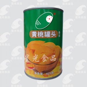 星光食品黃桃罐頭