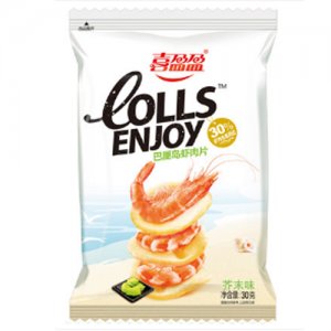 喜盈盈巴厘島蝦肉片芥末味30g