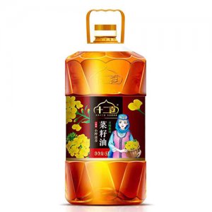 十二喜非轉(zhuǎn)基因小榨濃香純香菜籽油 5L