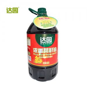 達園濃香菜籽油5L