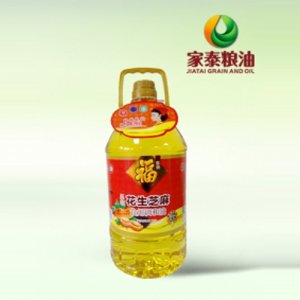 家泰糧油福東鼎壓榨花生芝麻調和油5L
