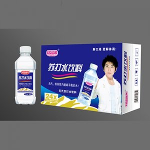 銘品緣檸檬味無氣蘇打水飲料350ml×24瓶