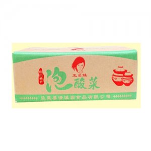 普照泡酸菜箱裝2kg6袋