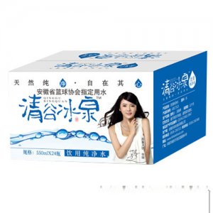 思杰清谷冰泉飲用純凈水箱裝