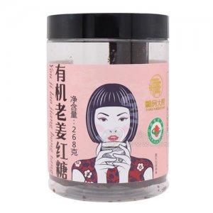 糖房大院有機老姜紅糖罐裝268g