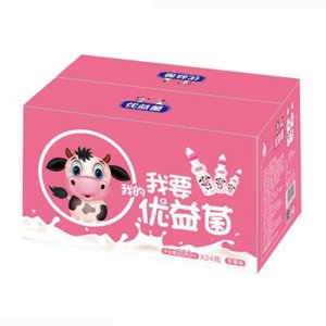 優(yōu)益菌乳酸菌飲品草莓味200mlx24瓶