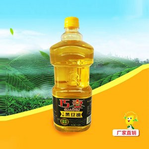 巧妻土榨黑豆油1.8L