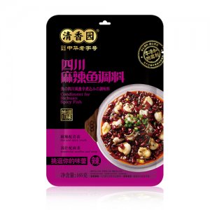 清香園四川麻辣魚調料165g