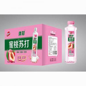 體知飲品蜜桃蘇打水