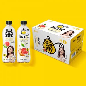 華洋茶元氣泡泡茶韓式西柚茉莉茶飲品