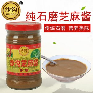 沙溝純芝麻醬200g