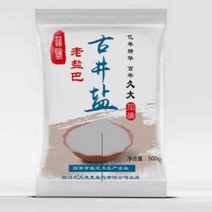 老鹽巴古井鹽加碘500克