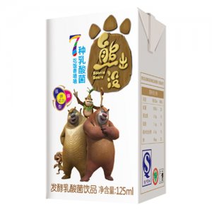 熊出沒小磚乳酸菌125ml
