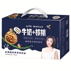 鼎順牛奶核桃植物復合蛋白飲料板箱裝