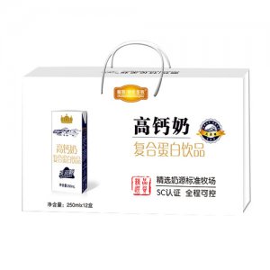矚牧特倫圣牧高鈣奶復合蛋白飲品250mlx12盒
