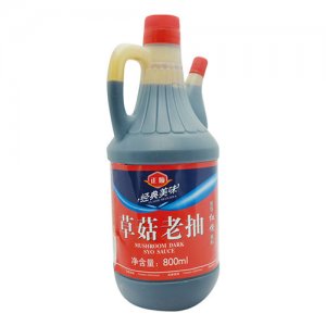 正順800ml藍紅標草菇老抽