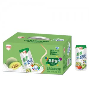 六田酸果奶優乳酸菌哈密瓜果味飲料