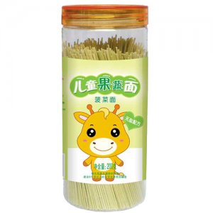仙力兒童果蔬面菠菜面200g