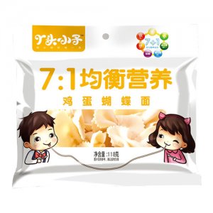 丫頭小子雞蛋蝴蝶面118g