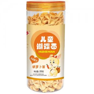 仙力兒童蝴蝶面胡蘿卜面200g