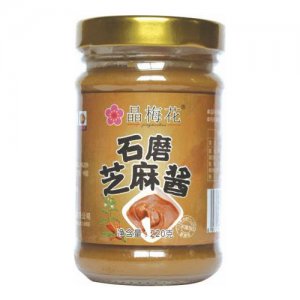 晶梅花石磨芝麻醬220g
