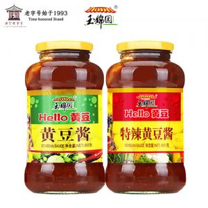 玉錦園特辣黃豆醬800g