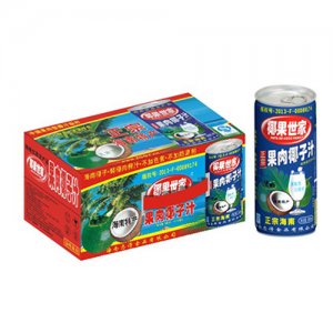 椰果世家245mlx15罐果肉椰汁手提禮箱