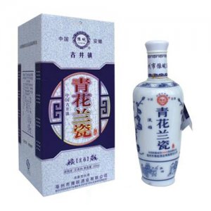 古井鎮青花蘭瓷酒淡雅