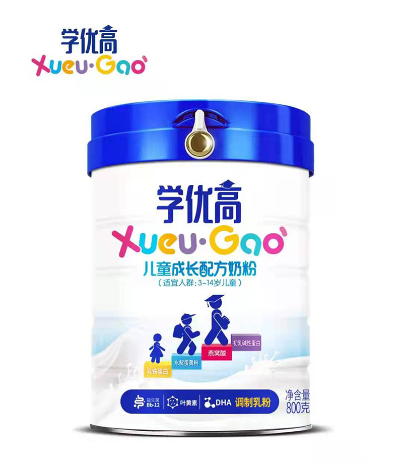 兒童成長配方奶粉哪里有代加工-專業兒童成長配方奶粉oem代加工實力大廠