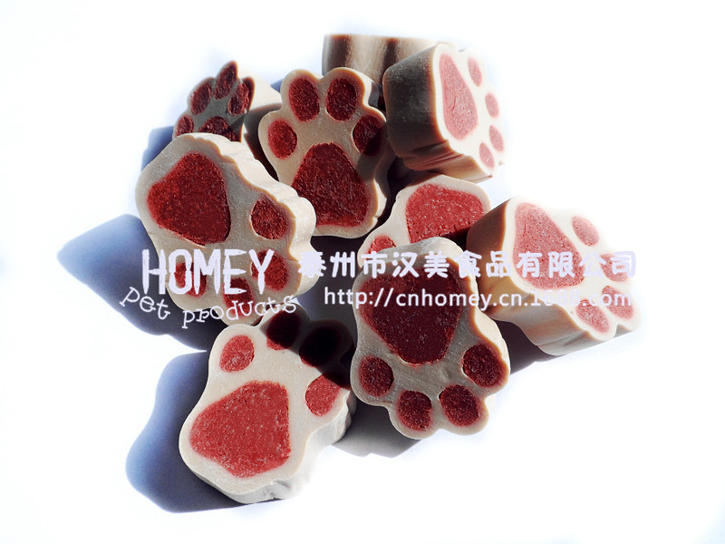 寵物鈣骨、潔齒骨零食 小爪子形狀.jpg