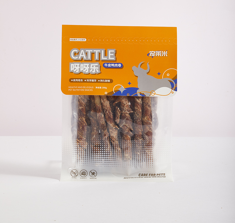 牛皮鴨肉卷 寵物食品OEM/ODM貼牌定制代加工