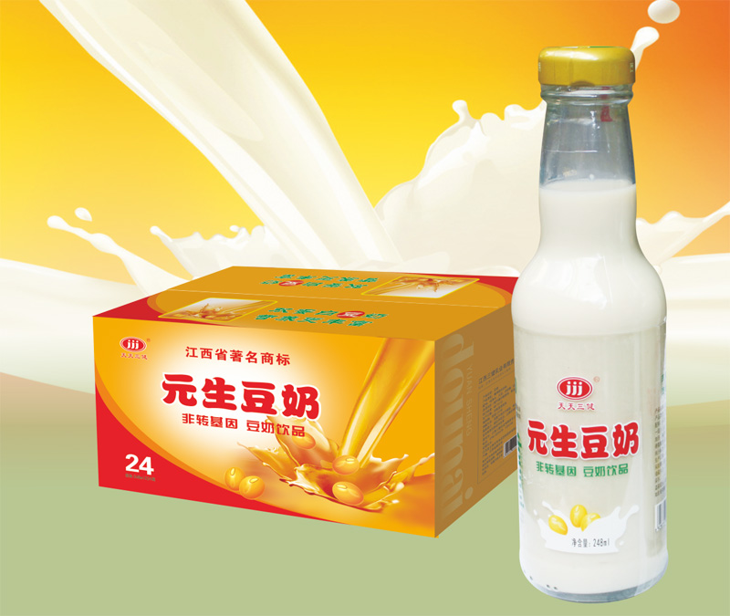 營養(yǎng)早餐豆奶植物蛋白飲品豆奶飲料貼牌定制