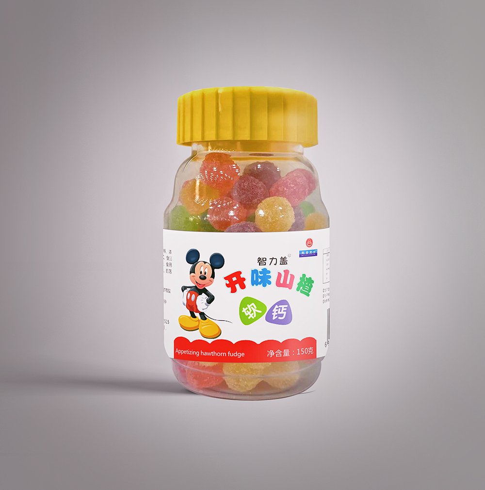 開味山楂軟鈣軟糖貼牌oem,包工包料