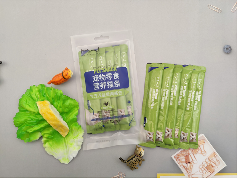 牧寵匠能量肉醬包雞肉口味廠家批發 寵物零食營養貓條OEM/ODM貼牌代工