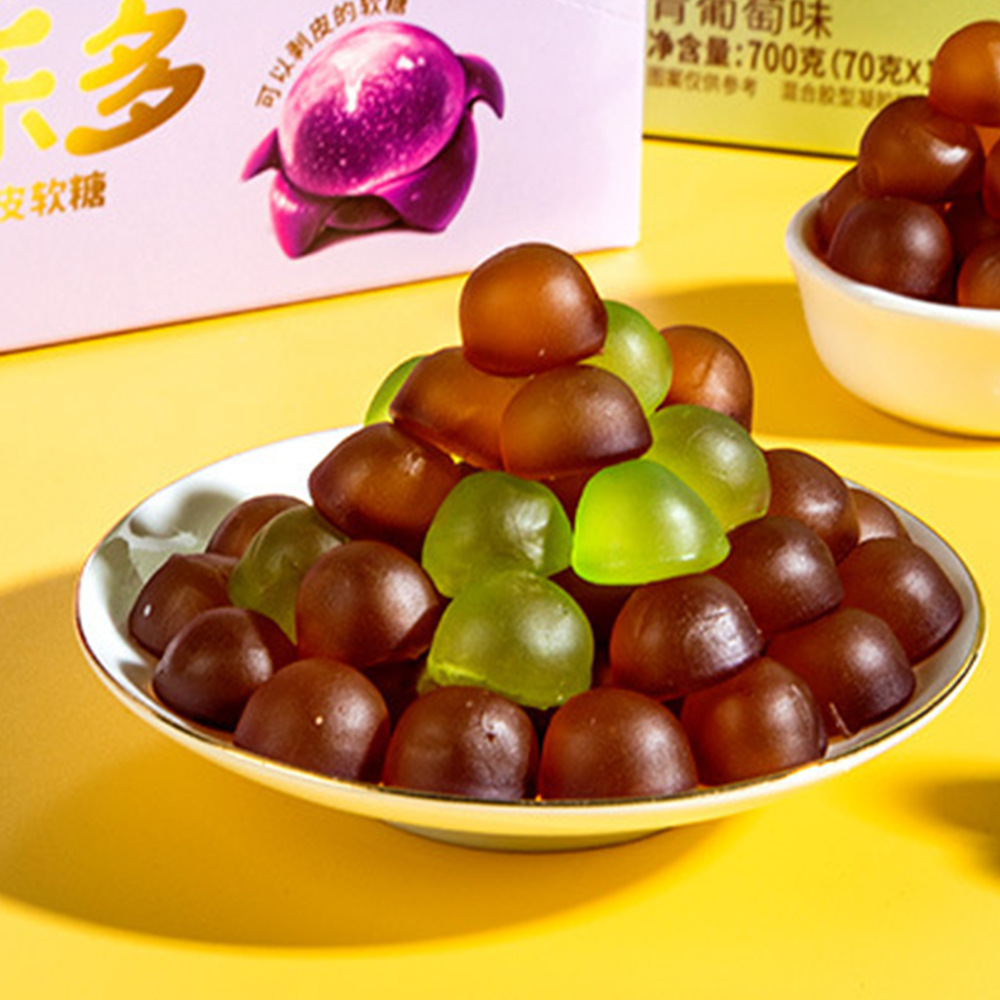 剝皮葡萄軟糖貼牌OEM定制代加工,靠譜嗎