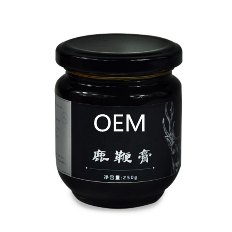 實體店 人參鹿鞭阿膠枸杞膏滋生產覆盆子杜仲雄花膏滋加工廠家.jpg