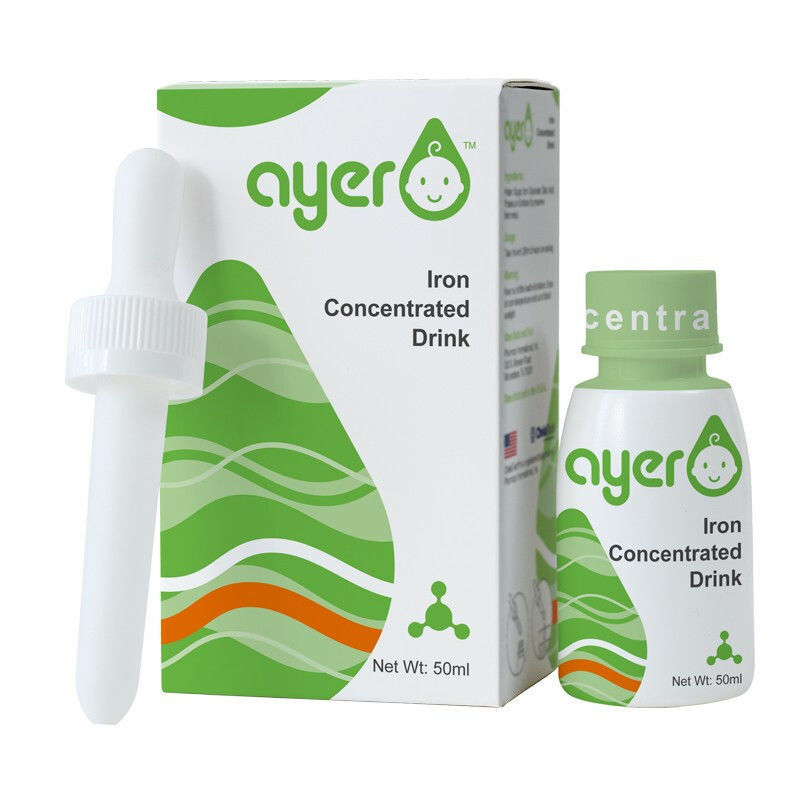 艾兒鐵濃縮飲液ayer艾爾鐵新生嬰兒補鐵寶寶貧血滴劑50ml 90ml.jpg