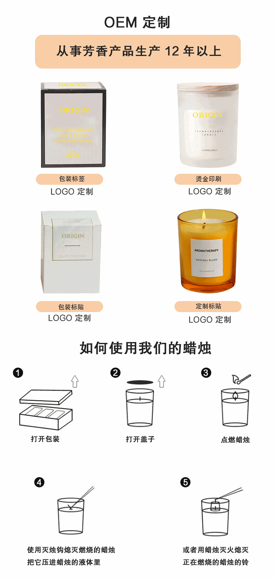大黑碗小眾高級香薰蠟燭代加工,實力工廠日生產量可達5000件