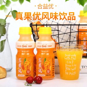 合益優真果優芒果風味果汁飲料340mlx12瓶貼牌定制代加工