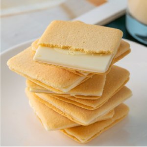 日本風味白色餅干貼牌定制代加工