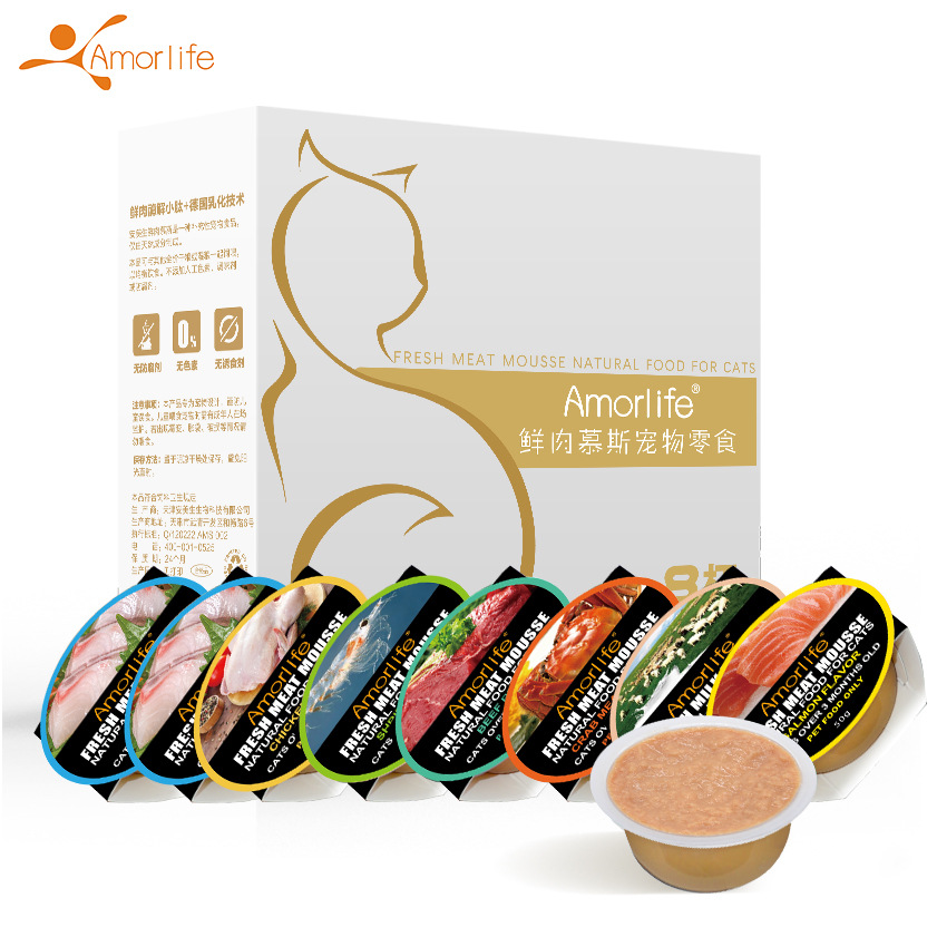 安美生鮮肉低敏慕斯半流質(zhì)貓罐頭OEM代加工