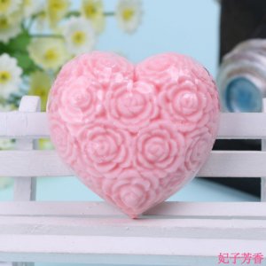 心形玫瑰印花手工皂代加工貼牌OEM/ODM