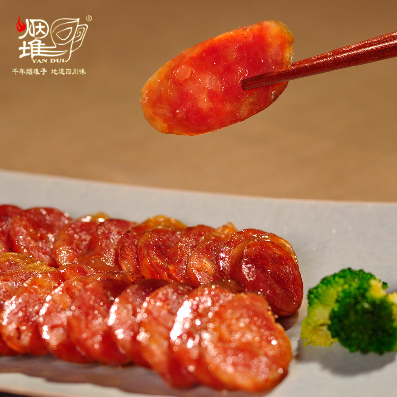 坎上人家四川特產正宗廣味香腸貼牌OEM/ODM