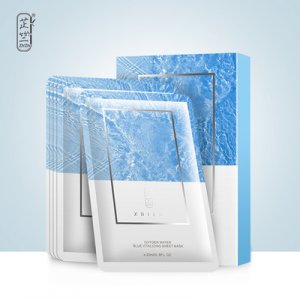 多肽玻尿酸補水保濕亮膚緊致修護盒裝面膜貼牌定制代加工