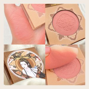 網(wǎng)紅爆款XUAN COLOR立體腮紅盤OEM代加工